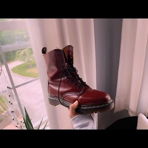 Vintage Maroon Doc Martens
